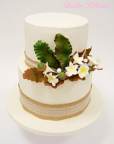 Rustic Wedding Cake - Cake by Dulce Silvita