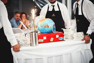 Travel Wedding Cake - Cake by Art Bakin’