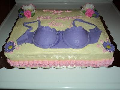 50th Birthday Bra Cake - Cake by Goreti