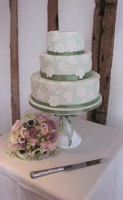 Spring Wedding Cake - Cake by Jayne Worboys