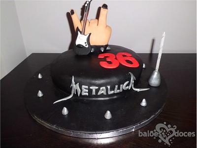 Metallica  - Cake by baloesdoces