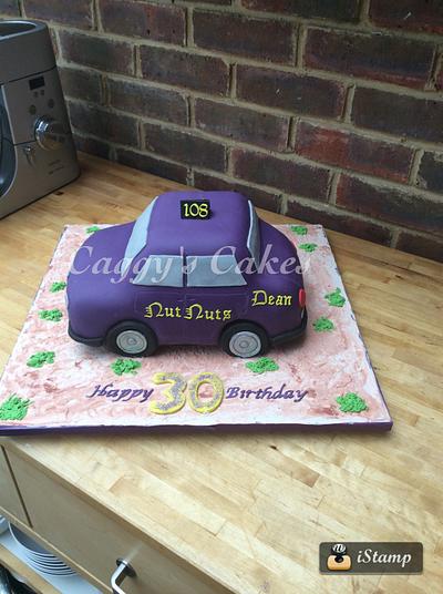 Banger racing car - Cake by Caggy