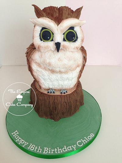 Owl Cake - Cake by The Empire Cake Company