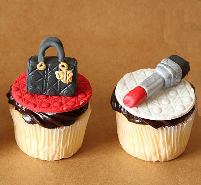 Dior themed cupcakes - Cake by Smita Maitra (New Delhi Cake Company)