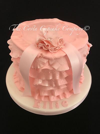Baby girl smash cake  - Cake by Costa Cupcake Company