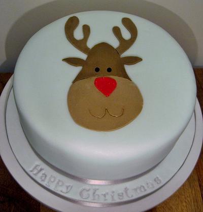 Rudolph Christmas cake - Cake by Victoria Hobbs