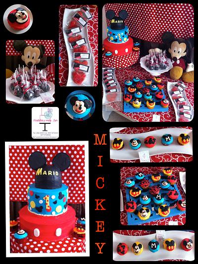 MICKEY MOUSE CAKE - Cake by Pastelesymás Isa