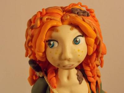 Merida " The Brave" topper - Cake by Doc Sugarparty