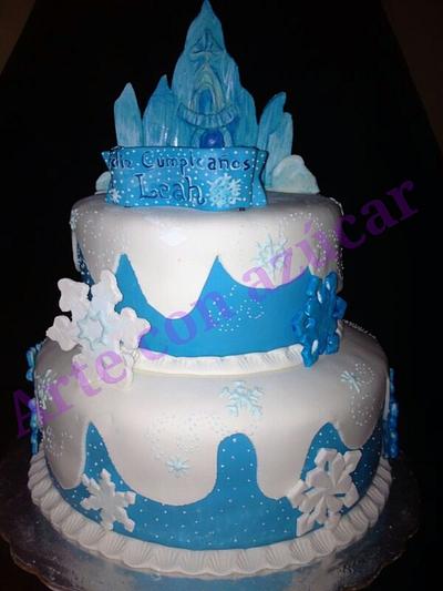 Castle frozen cake - Cake by gabyarteconazucar