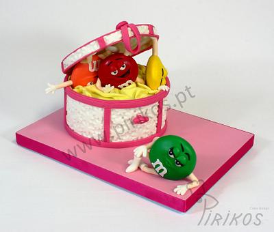 M&M's Out of the Box Cake! - Cake by Pirikos, Cake Design