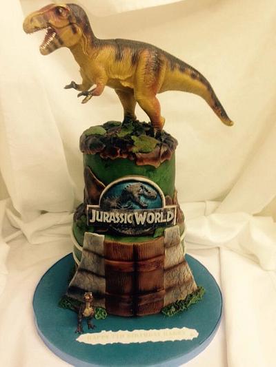 jurassic world  - Cake by d and k creative cakes