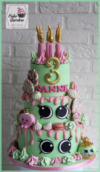 Pink & Mint Cake - Cake by Cake Garden 