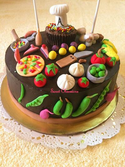 For lil' Masterchef ! - Cake by Sweet Obsessions by Tanya Mehta 