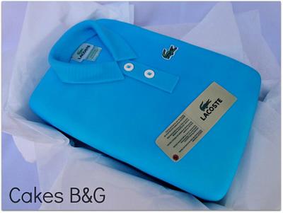 LACOSTE Polo shirt cake - Cake by Laura Barajas 