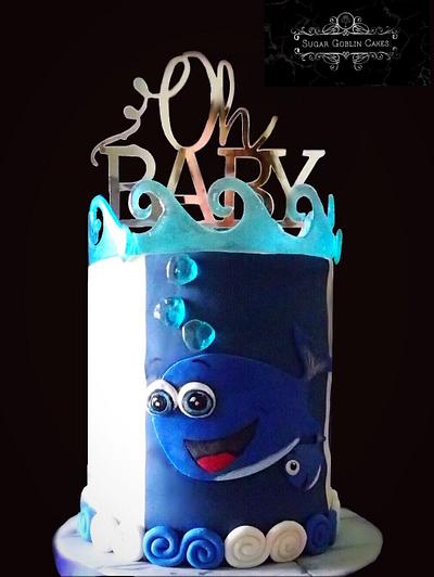 Baby shower Cake - Cake by LJay -Sugar Goblin Cakes