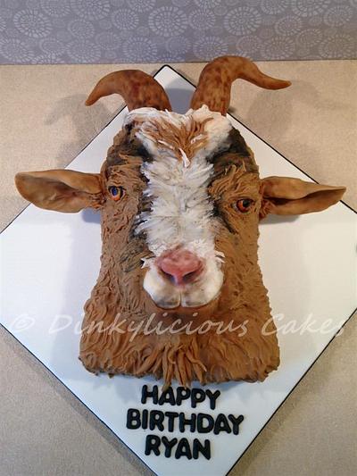 Goat Cake - Cake by Dinkylicious Cakes