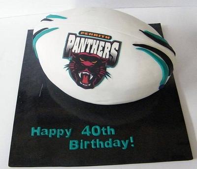 Panthers Birthday Cake - Cake by Nicolette Pink