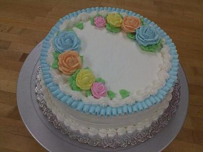 Spring Floral  - Cake by cakes by khandra