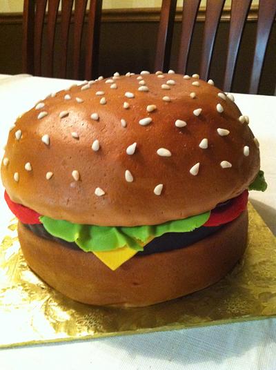 Cheeseburger Cake - Cake by Cathy Leavitt