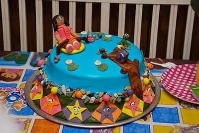 Dora the explorer cake - Cake by lylascakes