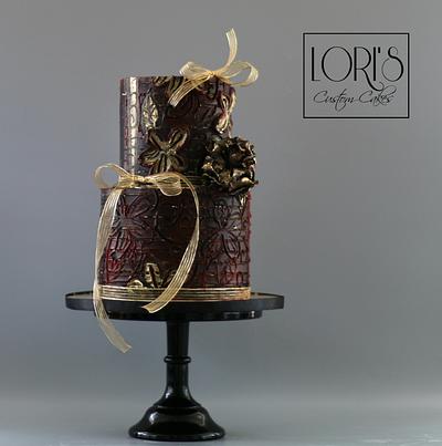 Winter/ Christmas Buttercream wedding cake  - Cake by Lori Mahoney (Lori's Custom Cakes) 