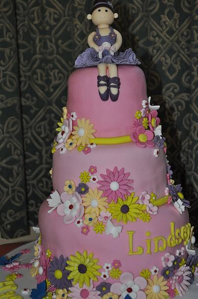 Lindsey...A Little Ballerina - Cake by Ambeverly