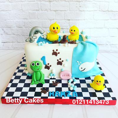 Bathtub baby cake  - Cake by BettyCakesEbthal 