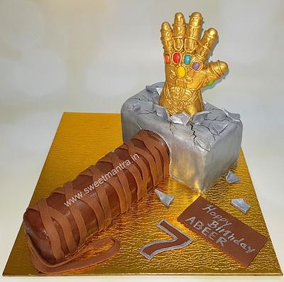 Thor Avenger cake - Cake by Sweet Mantra Homemade Customized Cakes Pune