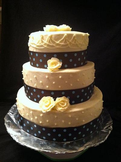 My first Wedding Cake - Cake by Bridget