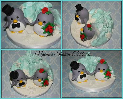 Mr & Mrs Antarctic  - Cake by Naomi's Shaken & Baken