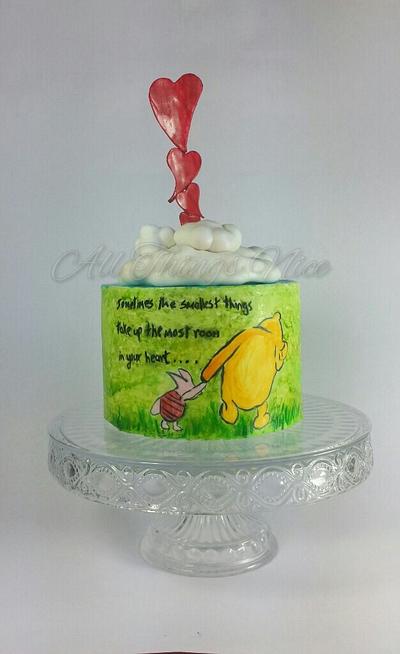 "sometimes the smallest things take up the most room in your heart" - Cake by All things nice 