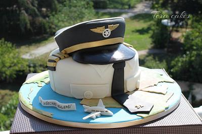 Cake for a pilot - Cake by Tera cakes