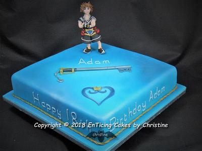 Kingdom Hearts - Cake by Christine Ticehurst