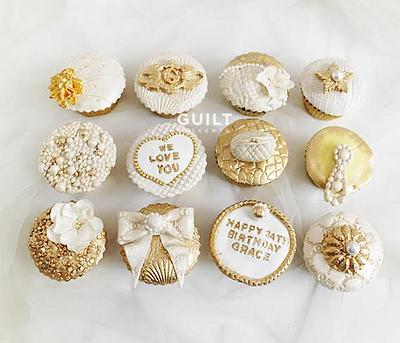 Glamorous cupcakes - Cake by Guilt Desserts