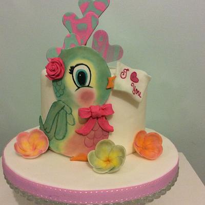 Valentines cake - Cake by eMillicake