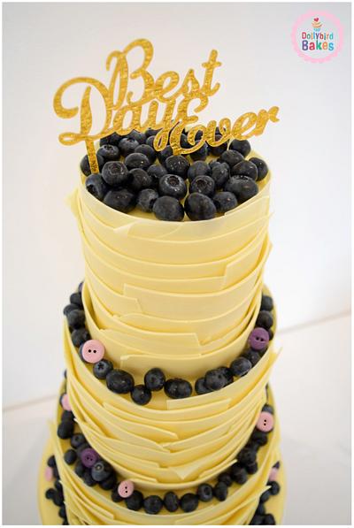 White chocolate wedding cake - Cake by Dollybird Bakes