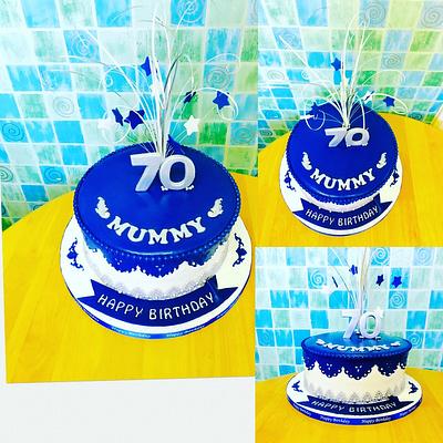 70th Birthday Cake - Cake by IDreamOfCakes