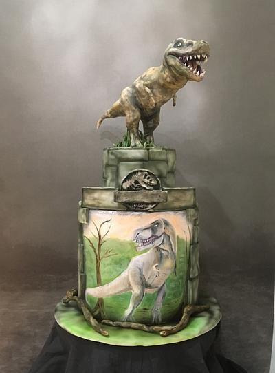 Jurassic World Cake  - Cake by  Sue Deeble