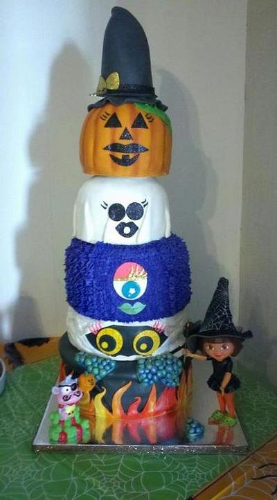 halloween totem - Cake by imagicaketion