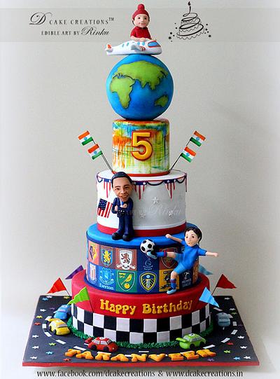 Let's travel around the world! - Cake by D Cake Creations®