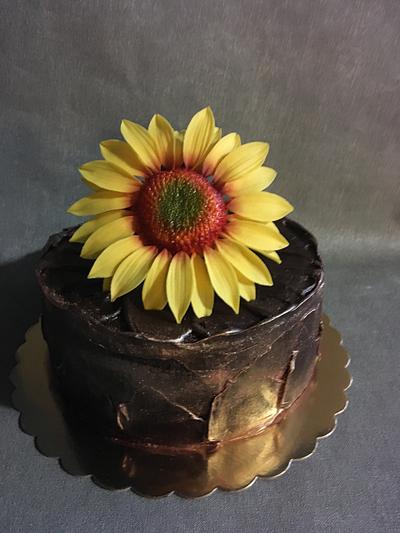 Sunflower chocolate cake - Cake by Doroty