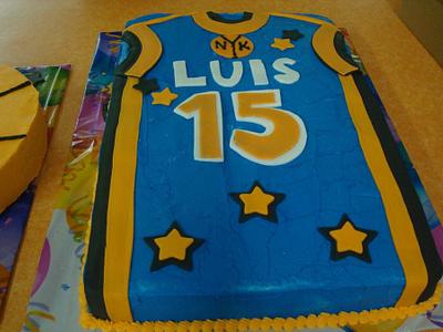 Jersey & basketball - Cake by Monsi Torres