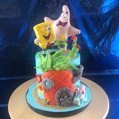 Sponge bob cake - Cake by MARK REDPATH