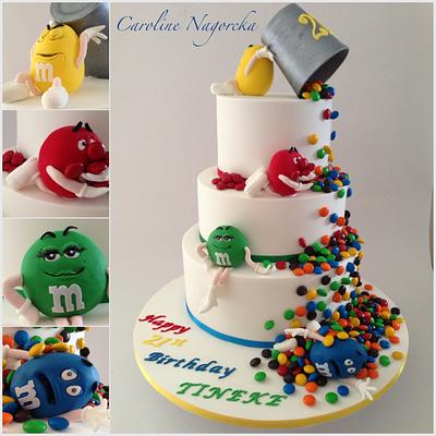 M&M fun - Cake by Caroline Nagorcka