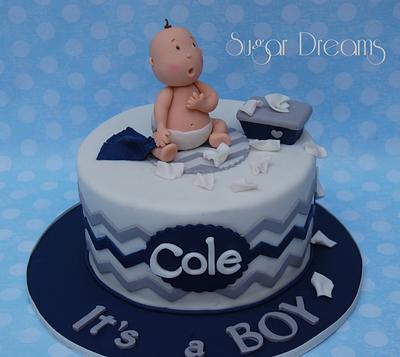 Diapers and Wipes shower - Cake by Sugar dreams