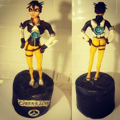 Overwatch,Tracer!! - Cake by Begum Rogers