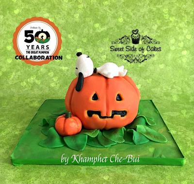Snoopy - The Great Pumpkin Collaboration - Cake by Sweet Side of Cakes by Khamphet 