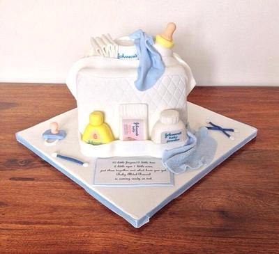Baby shower cake - Cake by SweetDelightsbyIffat