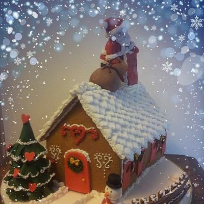 gingerbread house - Cake by Monica Liguori