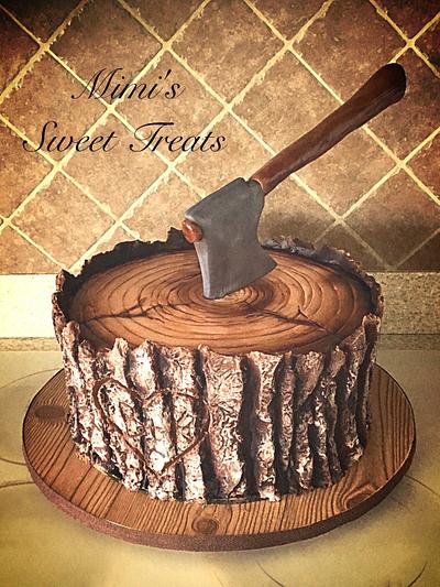 Lumberjack Groom's Cake - Cake by MimisSweetTreats